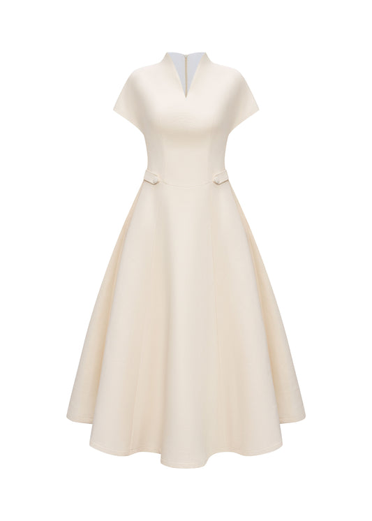 Dianna V-neck Midi Dress