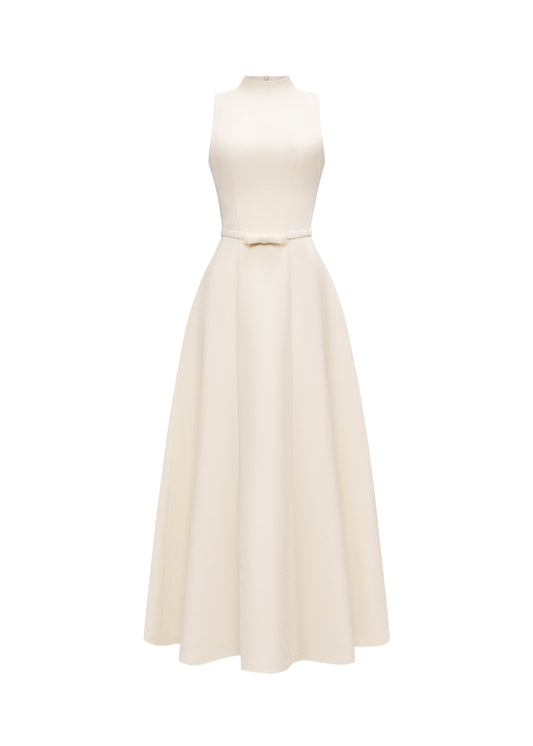 Lisana Highneck Midi Dress