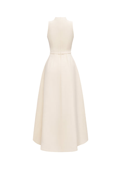 Lisana Highneck Midi Dress