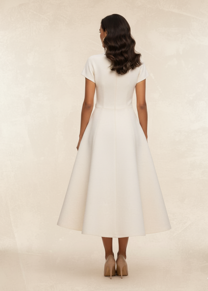 Dianna V-neck Midi Dress