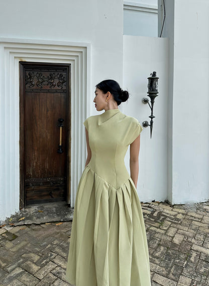Oliver Pleated Midi Dress